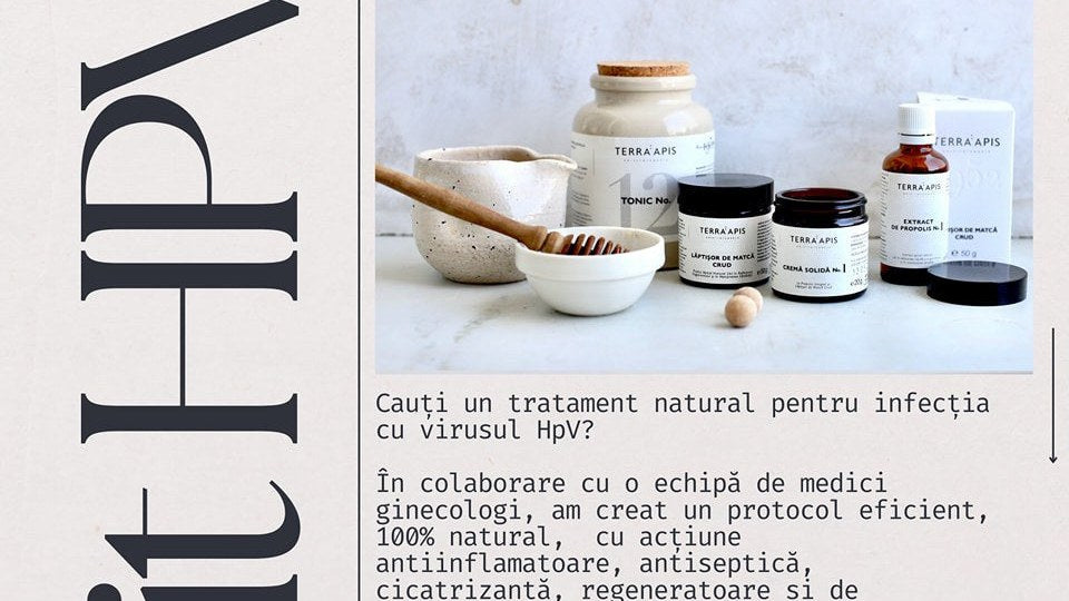 Știai că Apiarium are unica soluție completă, 100% naturală, pentru combaterea infecției cu HPV?
